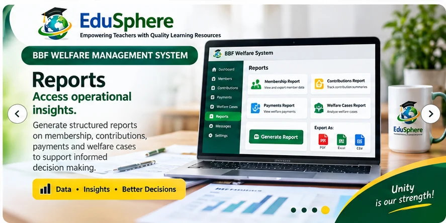 BBF Welfare Management System — Reports